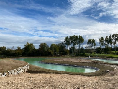 Golf du Bief, <p>Création d'un parcours de 18 trous</p>

